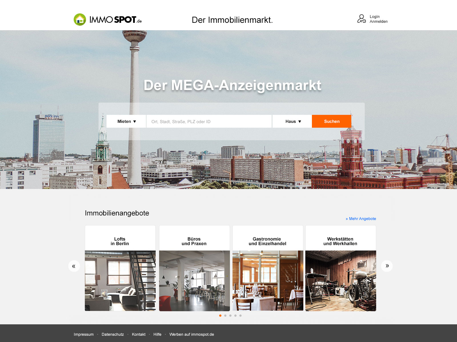 ImmoSpot - Der Mega Anzeigenmarkt